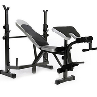 Directo de fábrica de equipo de gimnasio en casa ajustable de levantamiento de pesas de Banco plegable de levantamiento de pesas de Rack con el Banco