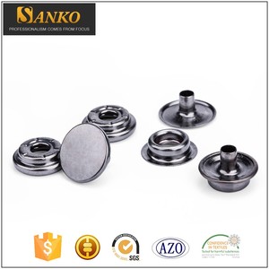 6 Sets Bronce Metal Prensa Diente botones de doble <span class=keywords><strong>cara</strong></span> - Product Image 4