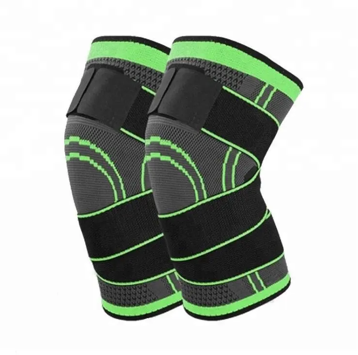 NEW 3D Weaving Breathable Support Running Jogging Joint Pain Knee Brace sleeve