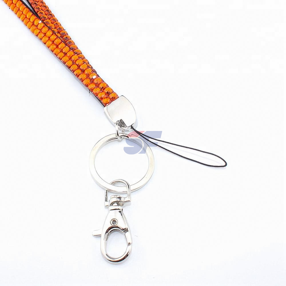 Custom Handmade Silicone Beaded Pencil Lanyard Teacher Apple Lanyard ID Badge Holder Image 4
