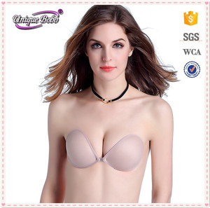 F Tamaño Reutilizable <span class=keywords><strong>Push</strong></span> <span class=keywords><strong>up</strong></span> Sin Tirantes Sin Respaldo Adhesivo Invisible Sujetador de <span class=keywords><strong>Silicona</strong></span> - Product Image 1