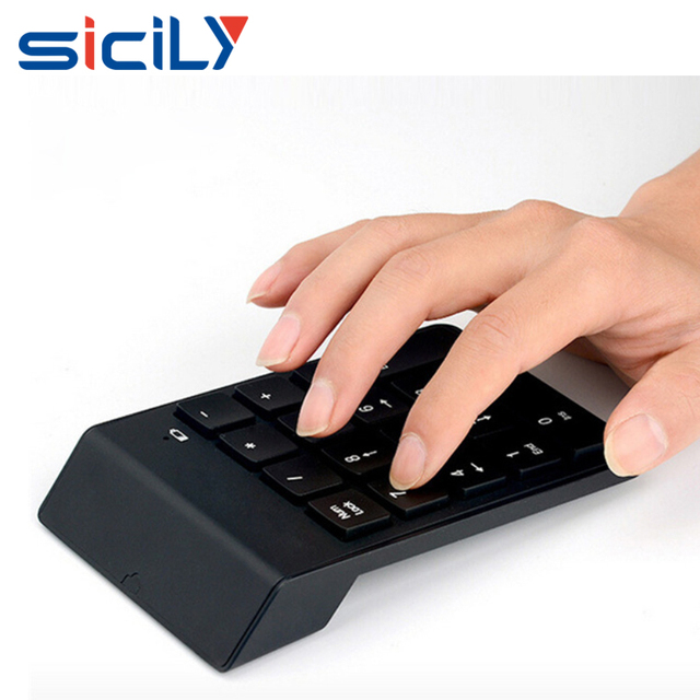 Corporate Gift Black 18Keys Wireless Numeric Keypad for PC Notebook Laptop, China Suppliers Financial Numpad Number Pad