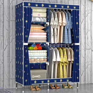 Innen möbel Baby Kleider schrank Designs Godrej Stahl Almirah montieren tragbare Vlies Kleider schrank in Dubai