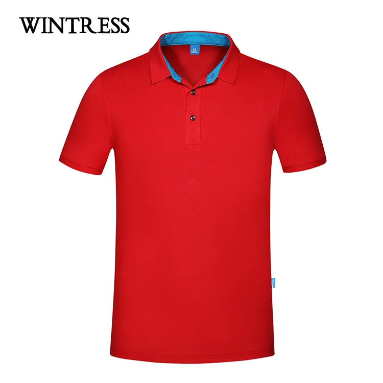 Custom your own high quality polyester polo t shirt sweat-absorbent promotion polo shirt men