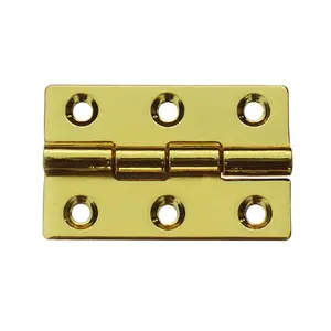 China customized metal small Brass Butt Hinge for wooden box