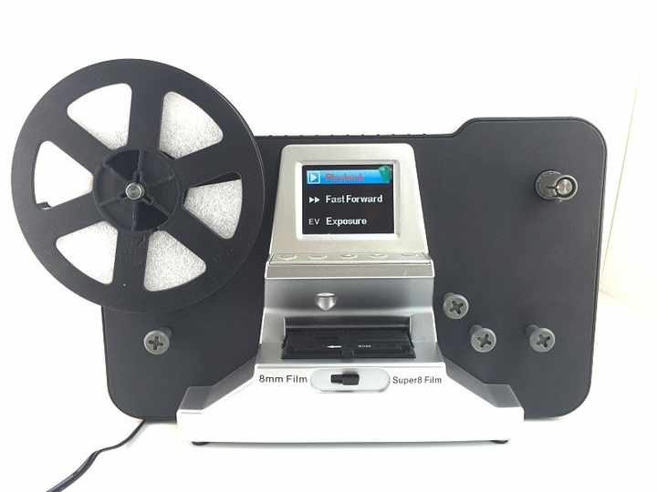 Neue Film Scanner Super 8mm Film zu Video Converter Scanner 3,53 Mega Pixel 2,4 zoll Farbe Bildschirm