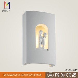 Nuevo producto 3d caved colgante de pared puro simple lámparas led wll - Product Image 5