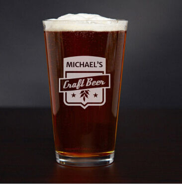 unique Laser engraved printing 16oz Pint Glass Beer Glasses