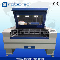 Machine de découpe et de gravure laser CO2 Robotec 1390 de bonne qualité, refroidie par eau, CNC pour tissu, bois, acrylique avec prise en charge DXF/LAS