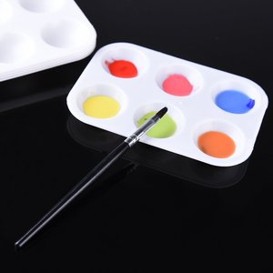 <span class=keywords><strong>Amazon</strong></span> Venta caliente 5x3,5 pulgadas 6 agujeros plástico paleta de pintura - Product Image 2