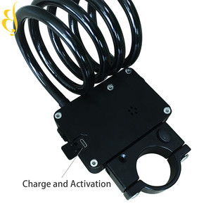 Bloqueo de cadena retráctil Aplicación USB Estación BTL Desbloqueo de un botón Alarma inteligente Bloqueo de <span class=keywords><strong>cable</strong></span> BTL - Product Image 4