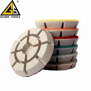Snail Lock Granit/Marmor Polieren Diamond Edge Polier pads mit Flach polier maschine - Product Image 6