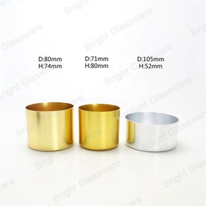 Taza de vela de aluminio de grado alimenticio, lata de vela de aluminio - Product Image 5