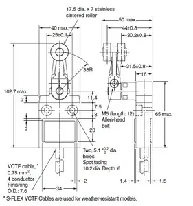 Lift Switches New Product Roller Plunger Limit Triple-Sealed Construction Valve Omro Lift Sealed Micro Switch Stainless Steel Roller TZ-3104