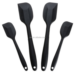 Ensemble de spatules en silicone résistantes à la chaleur, outils de pâtisserie et de cuisson pour barbecue, spatule grattoir - Product Image 1