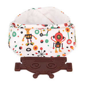 2017 Meilleur Bébé Garçon Cadeau Robot de <span class=keywords><strong>Dentition</strong></span> Organique <span class=keywords><strong>Bandana</strong></span> Bib - Product Image 1