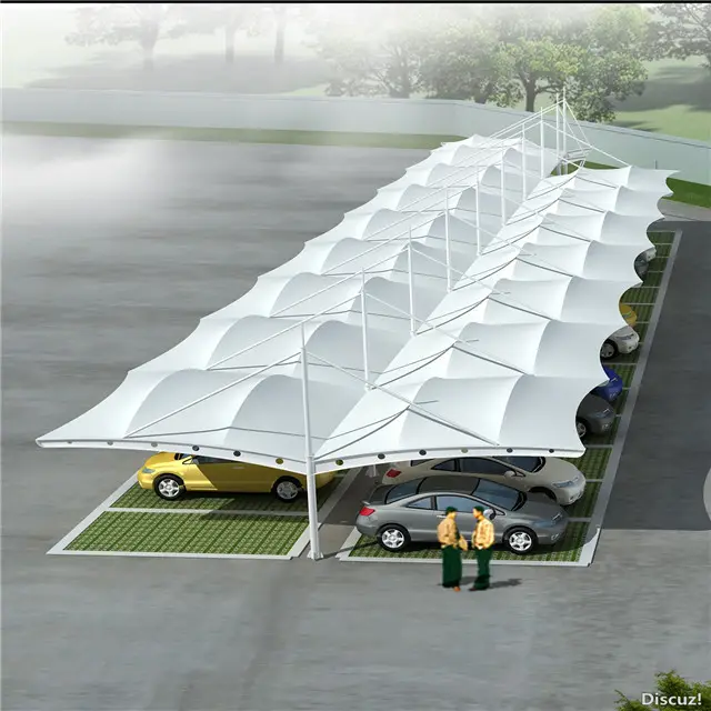 Shed Manufacturers Steel Truss Frame Structure Design Car Parking Shed Canopy
