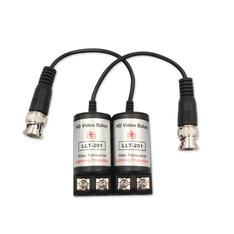 video balun screw terminal video transmitter and receiver long range cctv video balun ahd utp to bnc converter for cctv