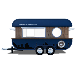 <span class=keywords><strong>Remolque</strong></span> de camiones de comida móvil completo forma de barco nuevo diseño 2021 - Product Image 4