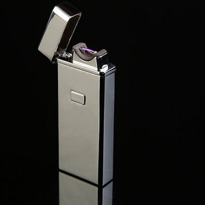 Couleur personnalisée usb électronique rechargeable cigarette briquet arc léger avec bouton - Product Image 4