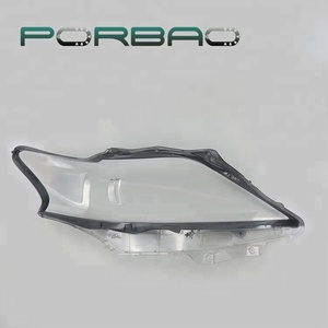 PORBAO Accessoires De Voiture Nouveau Style Bordure Noire En Plastique Transparent Verre <span class=keywords><strong>Phare</strong></span> Lentille Couverture pour RX350/RX270 2013-2015 Année - Product Image 4
