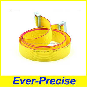 Amarillo <span class=keywords><strong>al</strong></span> por mayor de cable 2561 16 P 28AWG IDC amarillo del mazo de cables - Product Image 1
