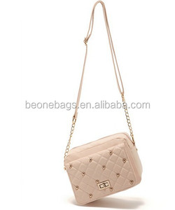 Bolsos de Hombro de Piel Sintética Vintage para Mujer, Marca Beone, con Detalles de Remaches, Dos Correas y Cierre de Cremallera, Directo de Fábrica - Product Image 2