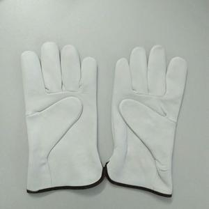Custom <span class=keywords><strong>Rigger</strong></span> construcción industrial conducción cabra trabajo de seguridad TIG soldadura guantes de cuero de piel de cabra - Product Image 4