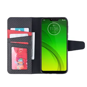 Für Motorola G9 Plus G9 Spielen Telefon Fall Abdeckung Fabrik OEM Flip Leder Brieftasche Handy Fall für Motorola Moto g7 Power