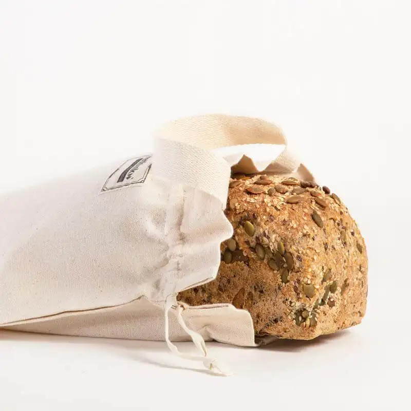 मलमल कपास कपड़े का उत्पादन बैग-रोटी बैग
