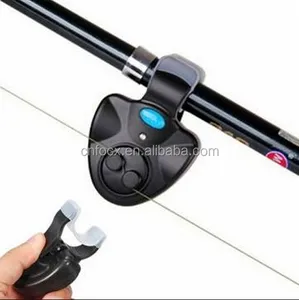 Electronic Fishing Rod LED Light Bell Clip Fish Bite Alarm Tool / Sound Alarm Bell Clip On Fishing Rod