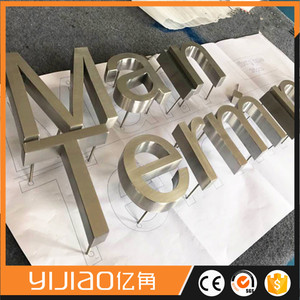 logo letrero en volumen en metal acero 3D tres dimensional <span class=keywords><strong>para</strong></span> publicidad en <span class=keywords><strong>locales</strong></span> <span class=keywords><strong>comerciales</strong></span> - Product Image 3