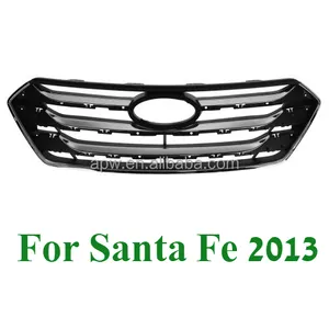 Nieuwe Front Upper Chrome Grille Voor 2013-2015 Hyundai Santa Fe