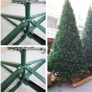 卸売3m 6m 12m 5メートル屋外大型巨大PVC人工クリスマスツリー