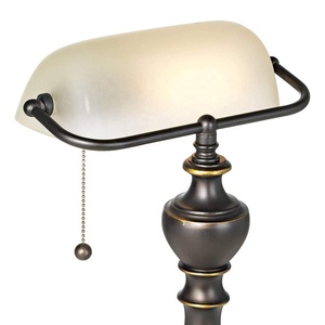 M-1097 Traditional Antique Bronze Piano <strong>Banker</strong> Table <strong>Lamp</strong> for Office Table - Product Image 4