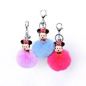 Yongze alta calidad cartón pompom <span class=keywords><strong>llavero</strong></span> de <span class=keywords><strong>Mickey</strong></span> <span class=keywords><strong>Mouse</strong></span> tipo - Product Image 1