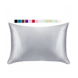 High quality silk looking and hand feel satin home pillow case cover