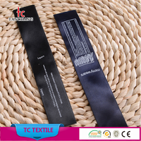 Usine en gros étiquette de soin de lavage de taffetas en nylon de ruban de satin pour l'impression TCSBD01-100