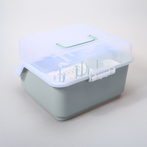 新しい赤ちゃんカトラリー排水機キッチン乾燥卸売プラスチック大型食器排水機 - Product Image 2