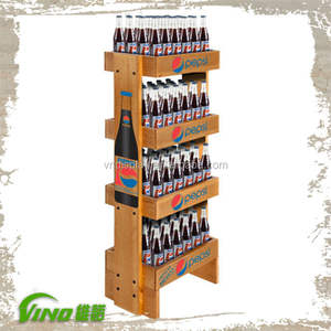 Estanterías Plegables de Madera de Piso para Tiendas Minoristas Unidades de Almacenamiento con Estantes - Product Image 1