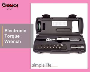 Clé à douille numérique avec écran LCD, quincaillerie portable, à cliquet, 1-85Nm, 3/8 pouces - Product Image 2