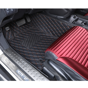 Alfombrillas de cuero de PVC de fábrica para coche, Alfombra de bobina impermeable antideslizante, alfombrilla de coche de alta calidad - Product Image 3