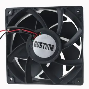 Gdstime GDA12038 12cm 120mm 120x120x38mm 12V 24V 36V 48V DC Air Cooling Low Noise Brushless mini CPU Cooler Axial Fan