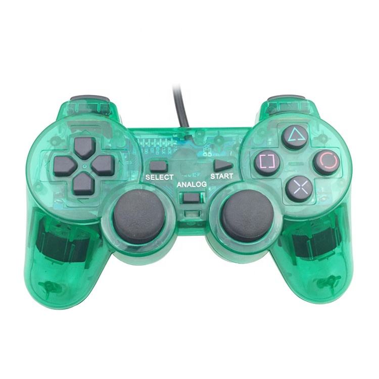 Wired Joystick for PS2 Controller - Transparent Green