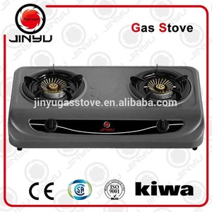 Las ventas caliente 0.7mm chapa laminada en frío cookertop con el brillo de la superficie gris 2 quemador de la estufa de gas - Product Image 1