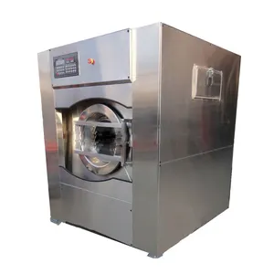 산업 큰 수용량 50kg 병원을 위한 자동적인 세탁물 세탁기 간단한 가동 산업 세탁기