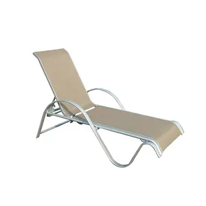 室外家具游泳池户外沙滩椅可折叠豪华躺椅
