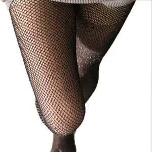 pantyhose vớ ánh sáng lung linh Suppliers-2022 Phụ Nữ Cô Gái Bạc Màu Vàng Tights Lady Sexy Fishnet Lưới Stockings Glitter Shimmer Nữ Chất Lượng Cao Shiny Pantyhose