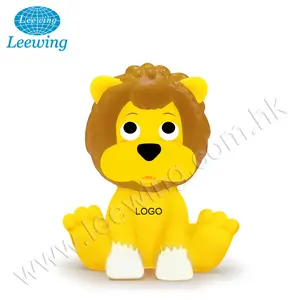Tirelire en plastique PVC de haute qualité pour enfants, coffre-fort personnalisé avec Logo, boîte d'épargne d'argent en forme de Lion, tirelire