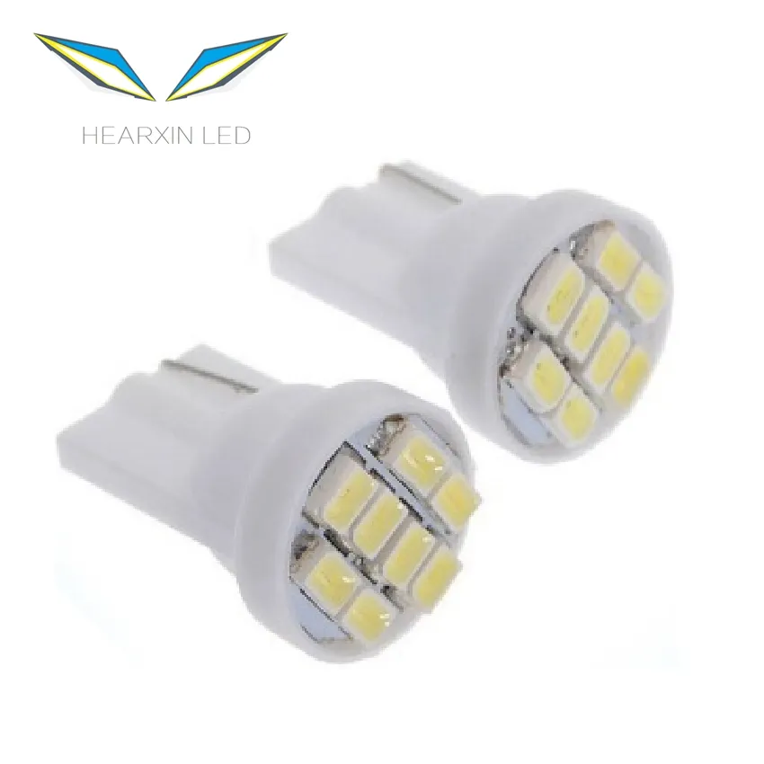 Đèn Ô Tô Bóng Đèn W5W Đèn Báo Dụng Cụ Đèn Nêm Đèn LED Xe Tải 24V 24V 24V T10 194 168 1206 8 SMD 8 LED